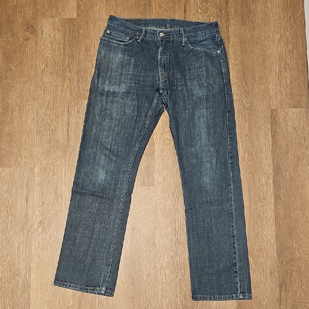 Levi's Dark Blue Straight Jeans for Men